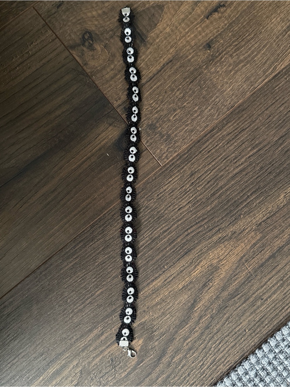 Studio Ghibli Black Lace and White Bracelet - Totoro and Spirited Away